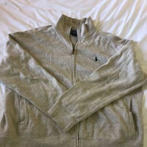 Polo full zip sweater